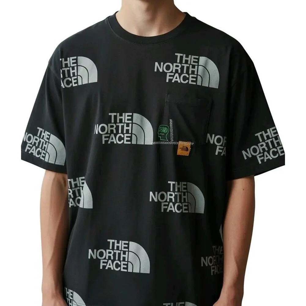 The North Face Brain‎ Dead Collab Collectible T-shirt Sz M Black Skull Embroider